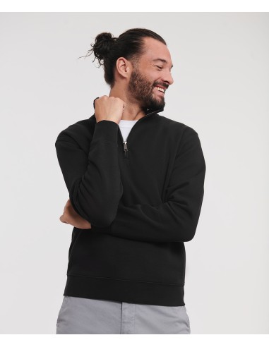 R-R-270M-0-Adults' Authentic 1/4 Zip Sweat